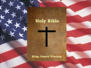 Bible And Flag.